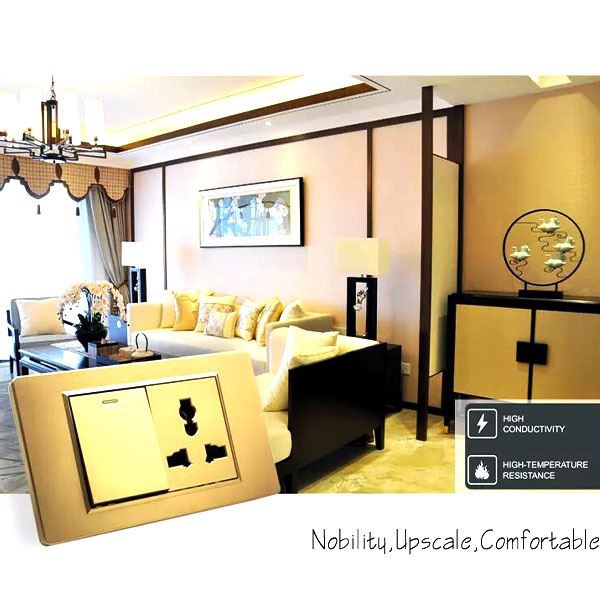 Multi Faction Lighting Elektrische wandschakelaar en stopcontact Groot paneel